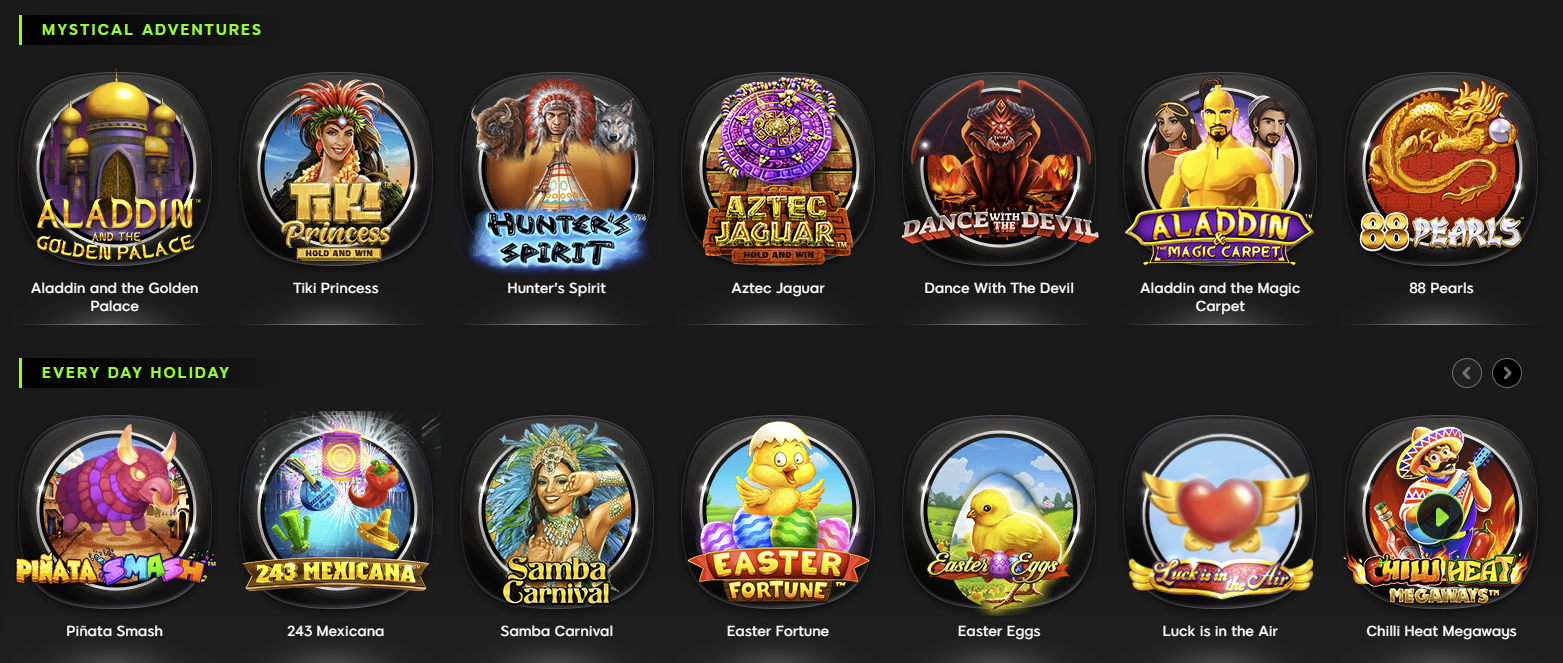 Juegos online de 888 casino